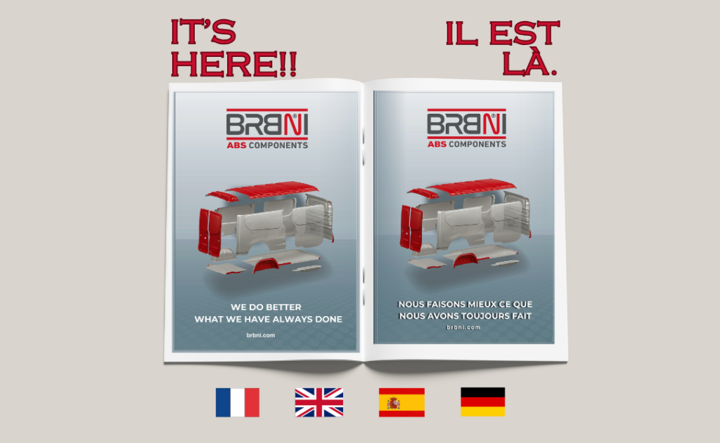 BRBNI ABS Components product catalogue available in multiple languages